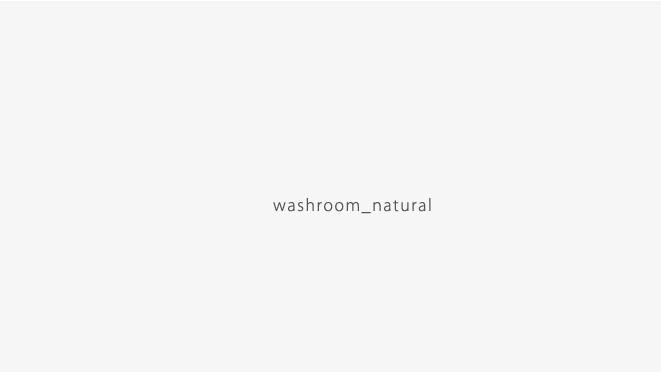 wasroom 洗面室（ナチュラルブリーズ）写真