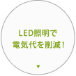 LED電球で電気代86%減